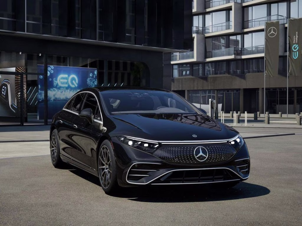 2026 Black Mercedes-Benz EQS 450 AWD Sedan