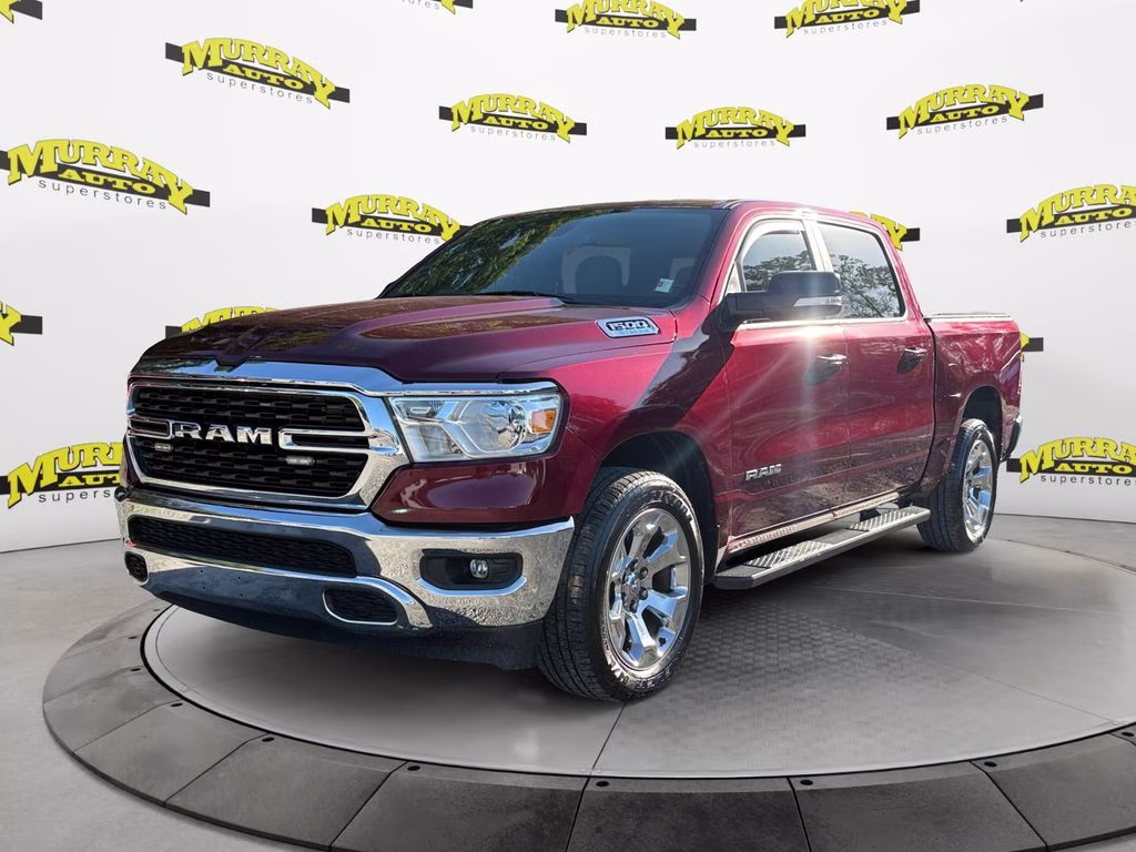 2022 Delmonico Red Pearlcoat Ram 1500 Big Horn/Lone Star 4X4 Truck