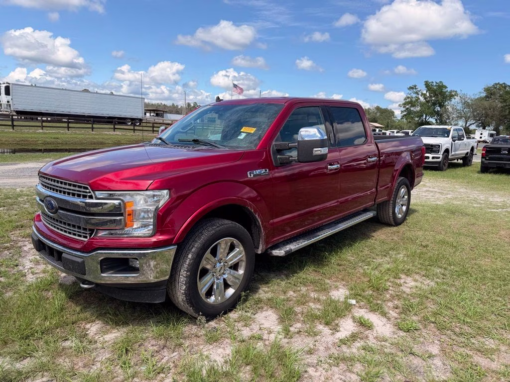 2019 Ruby Red Metallic Ford F-150 Lariat 4X4 Truck