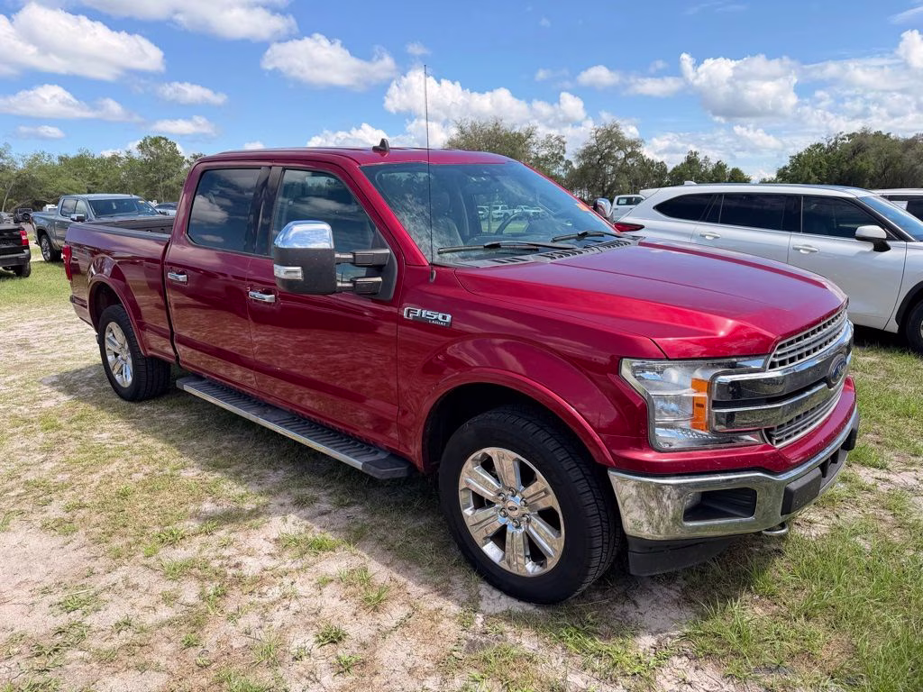 2019 Ruby Red Metallic Ford F-150 Lariat 4X4 Truck