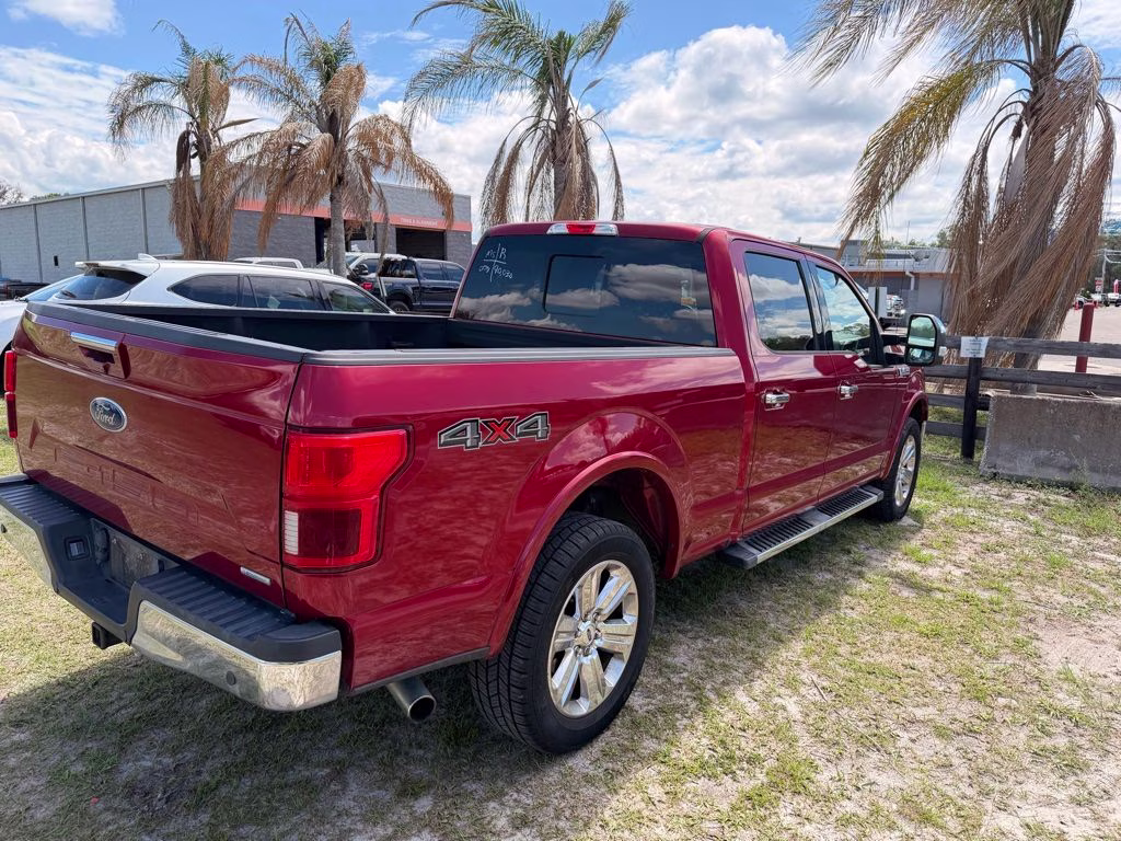 2019 Ruby Red Metallic Ford F-150 Lariat 4X4 Truck