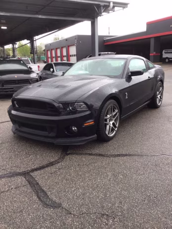 2013 Black Ford Mustang Shelby GT500 RWD Coupe