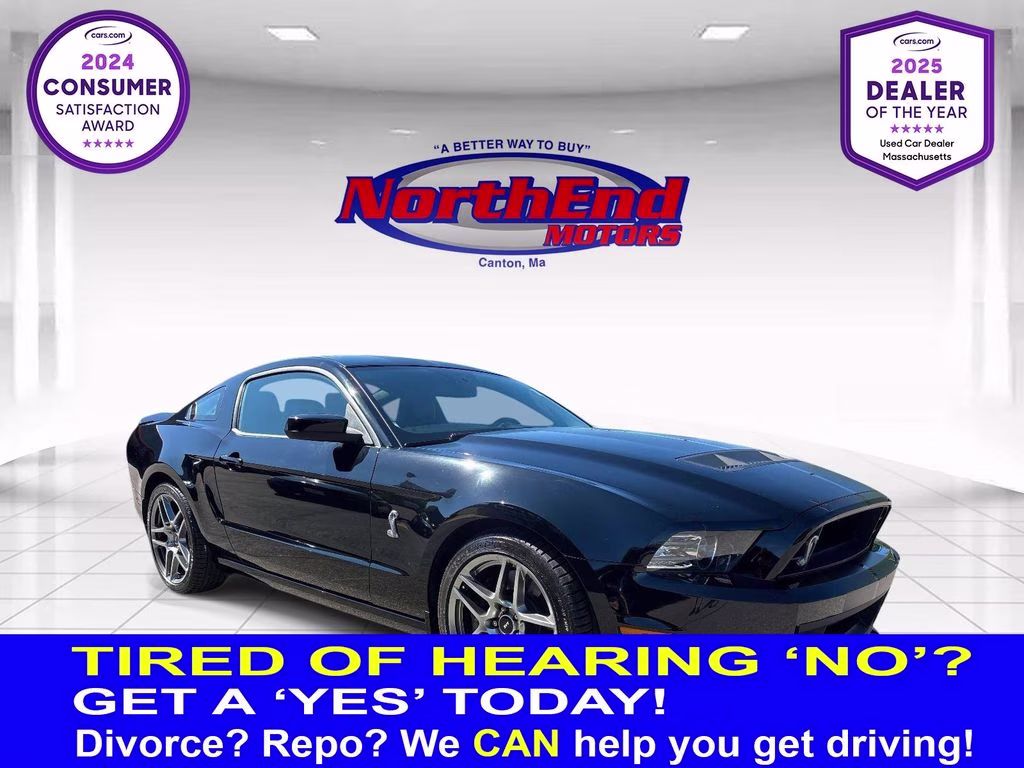 2013 Black Ford Mustang Shelby GT500 RWD Coupe