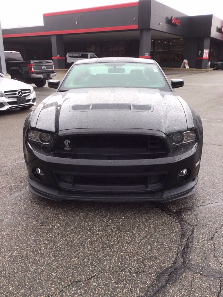 2013 Black Ford Mustang Shelby GT500 RWD Coupe