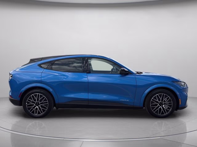 2025 Blue Metallic Ford Mustang Mach-E Premium AWD SUV