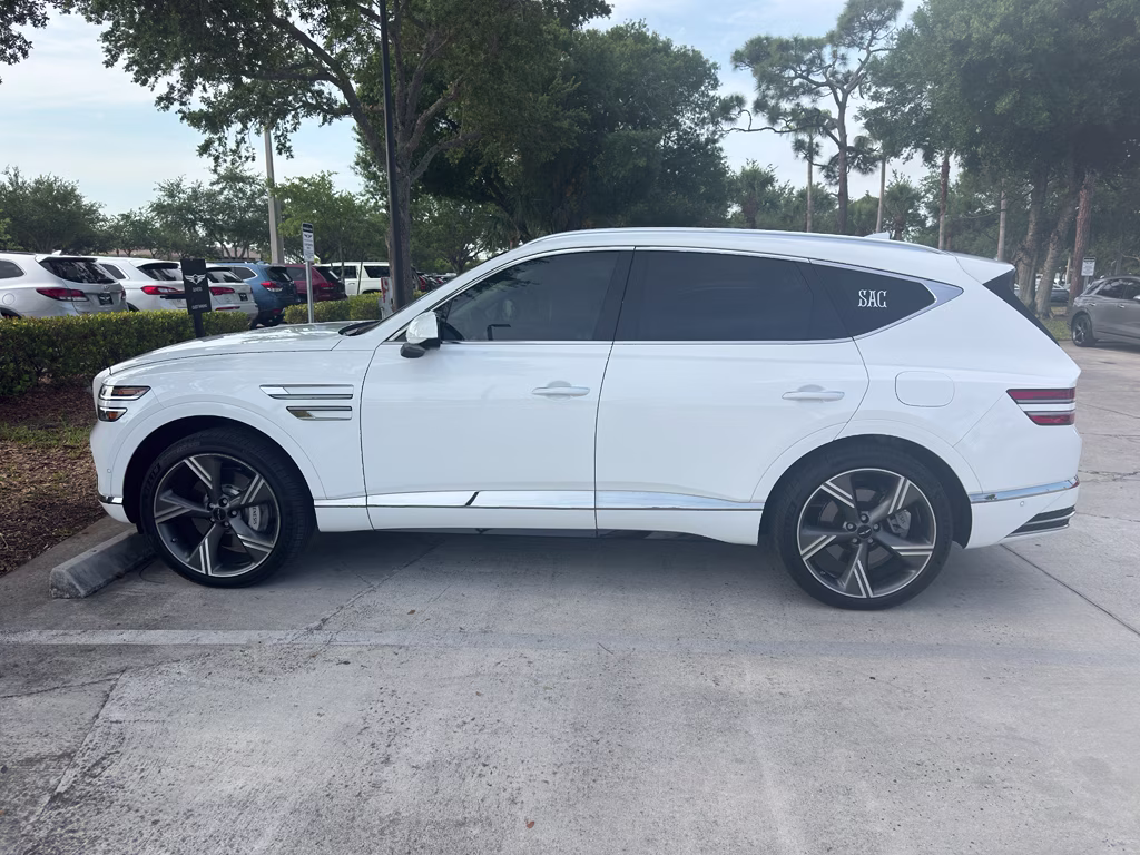 2025 White Genesis GV80 3.5T Prestige AWD Crossover