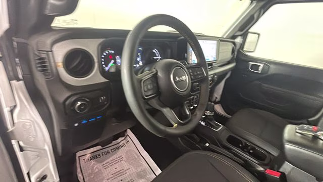 2024 Bright White Clearcoat Jeep Wrangler Sport S 4xe 4X4 SUV