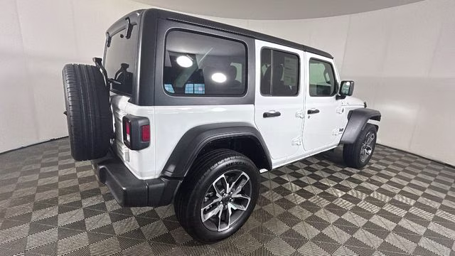 2024 Bright White Clearcoat Jeep Wrangler Sport S 4xe 4X4 SUV
