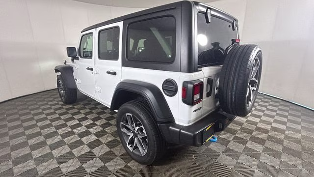 2024 Bright White Clearcoat Jeep Wrangler Sport S 4xe 4X4 SUV