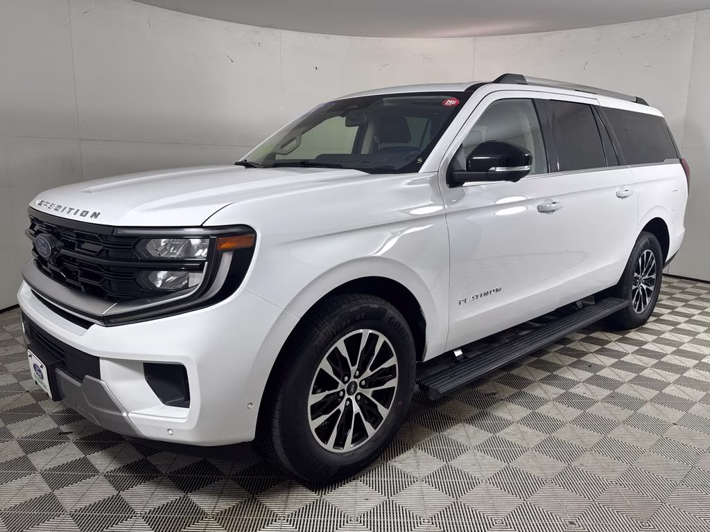 2025 Oxford White Ford Expedition Max Platinum 4X4 SUV