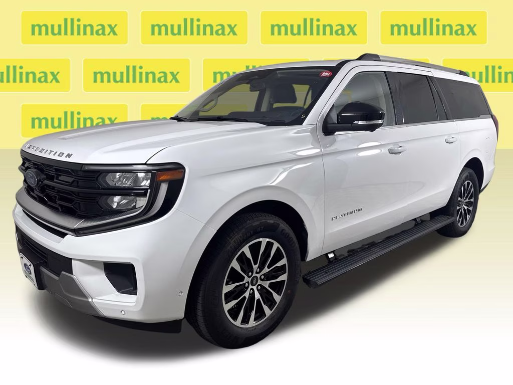2025 Oxford White Ford Expedition Max Platinum 4X4 SUV