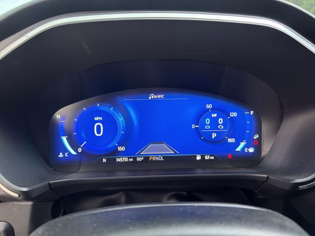 2020 Star White Metallic Tri-Coat Ford Escape Hybrid Titanium FWD SUV