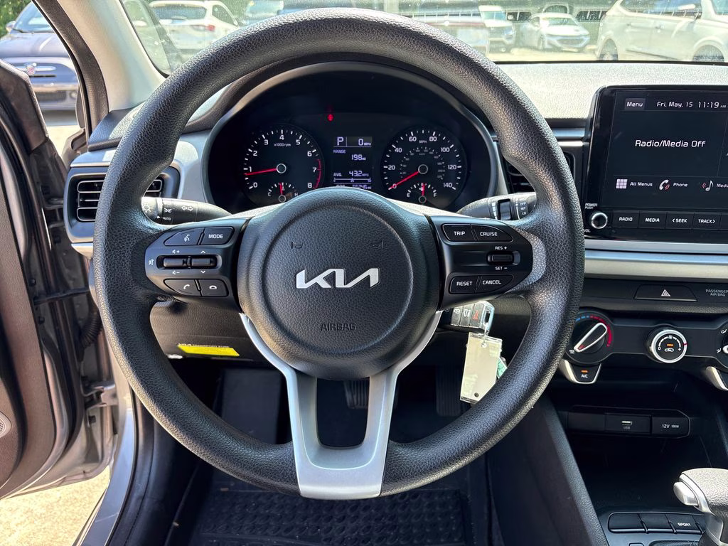 2023 Steel Gray Kia Rio S FWD Sedan