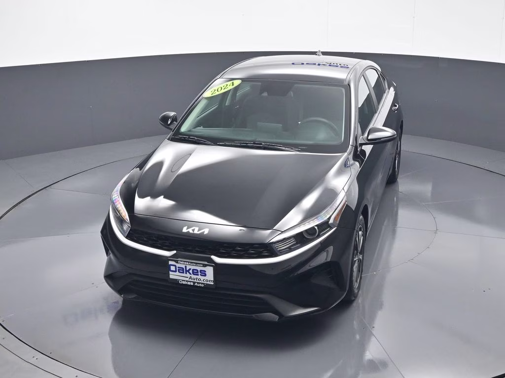 2024 Aurora Black Pearl Kia Forte LXS FWD Sedan