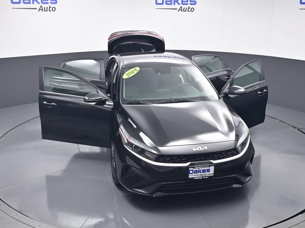 2024 Aurora Black Pearl Kia Forte LXS FWD Sedan