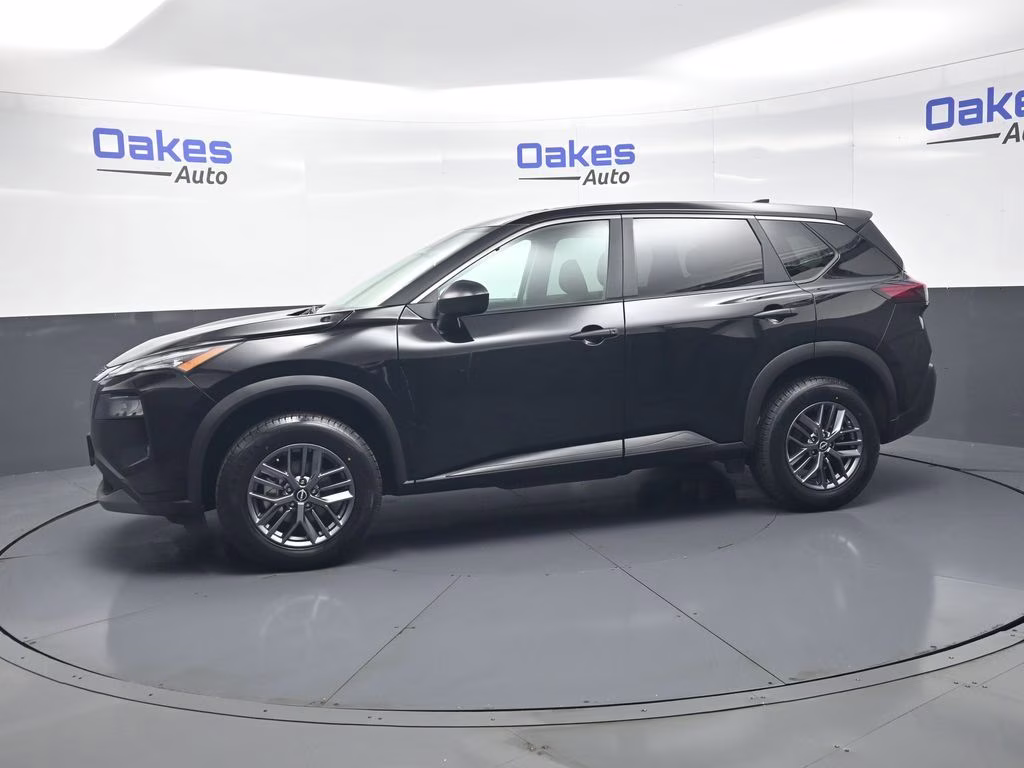 2023 Super Black Nissan Rogue S AWD SUV
