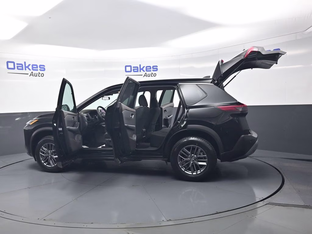 2023 Super Black Nissan Rogue S AWD SUV