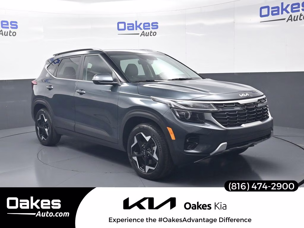 2025 Gravity Gray Kia Seltos EX AWD SUV