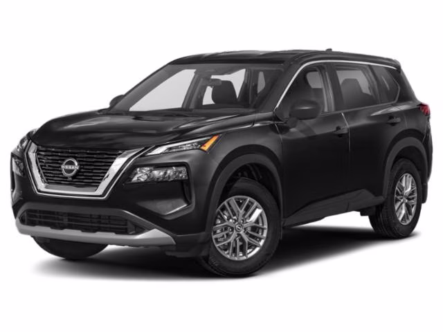 2023 Super Black Nissan Rogue S AWD SUV