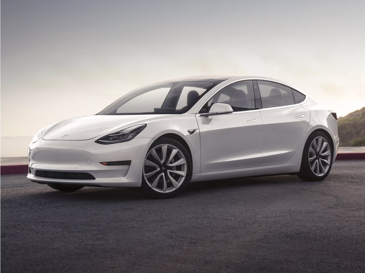 2019 Solid Black Tesla Model 3 Long Range AWD Sedan
