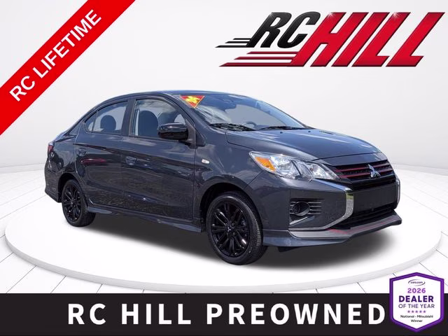 2024 Graphite Gray Metallic w/Black Roof Mitsubishi Mirage G4 Black Edition FWD Sedan