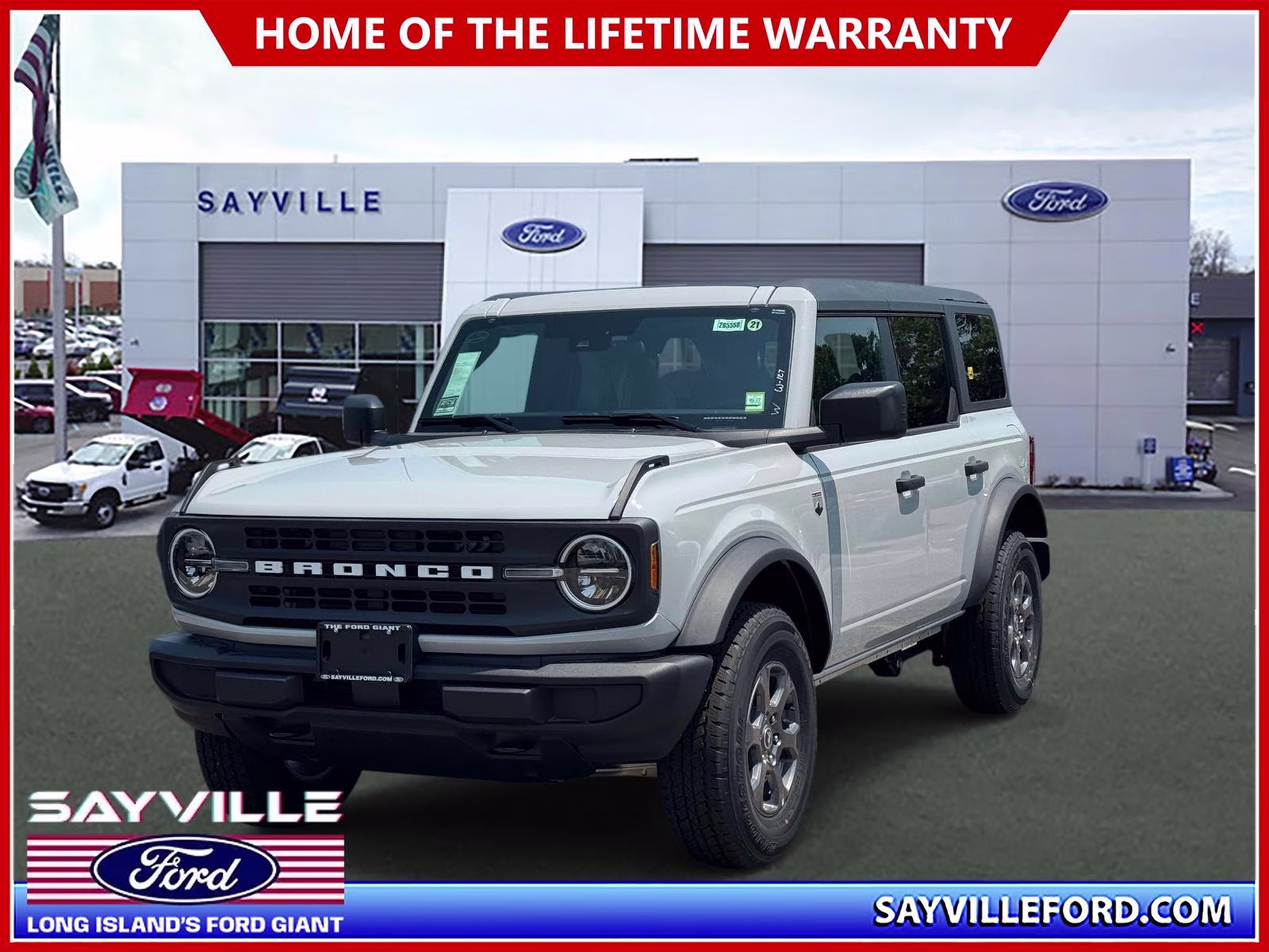 2026 Avalanche Gray Ford Bronco Big Bend 4X4 SUV