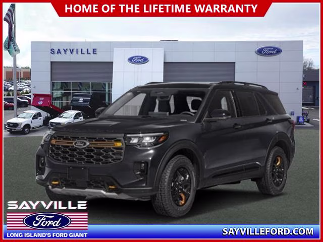 2026 Agate Black Metallic Ford Explorer Tremor 4WD 4X4 SUV