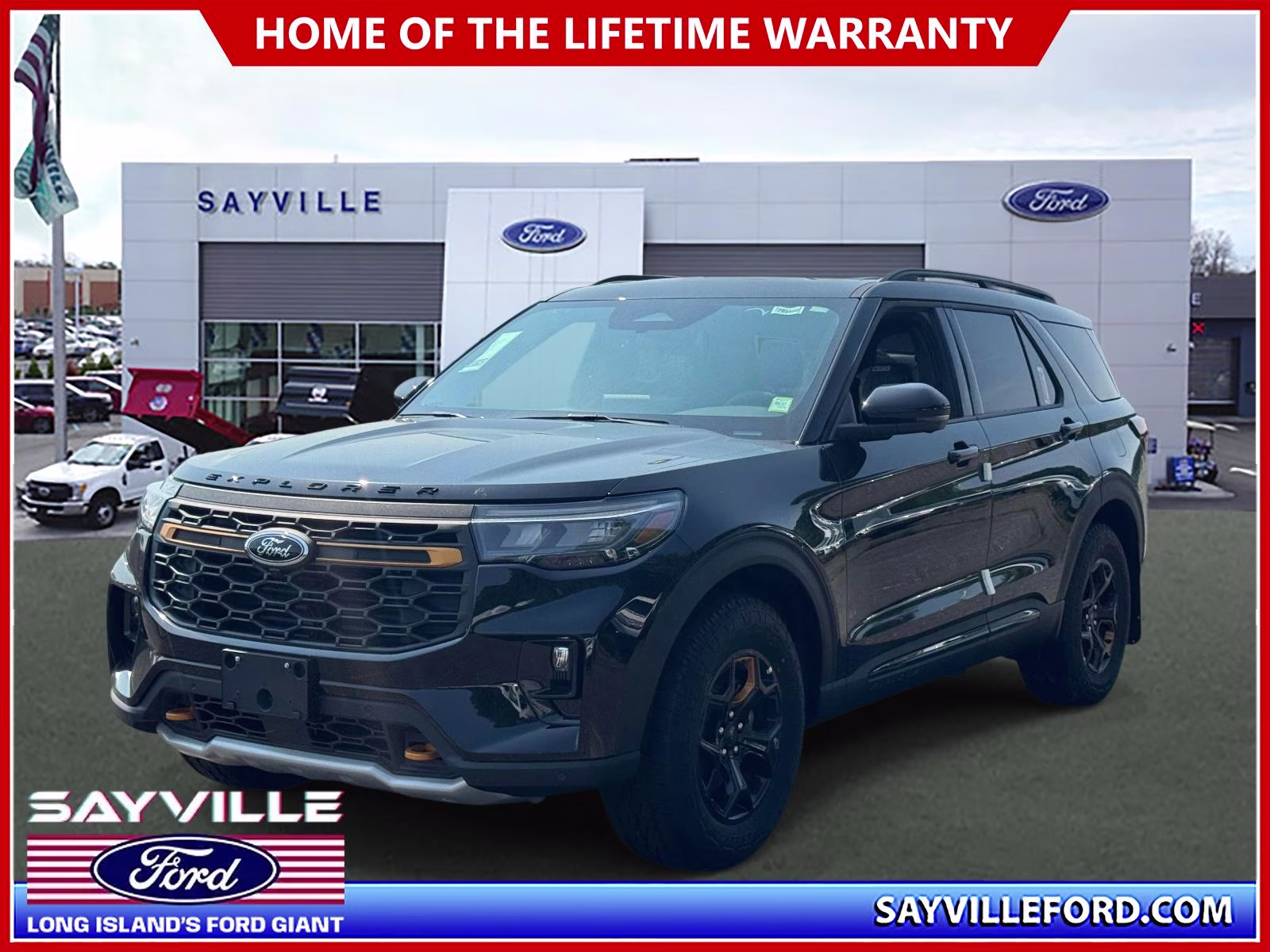 2026 Agate Black Metallic Ford Explorer Tremor 4X4 SUV