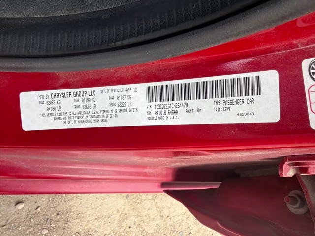2012 Redline 2 Coat Pearl Dodge Avenger SXT Plus FWD Sedan