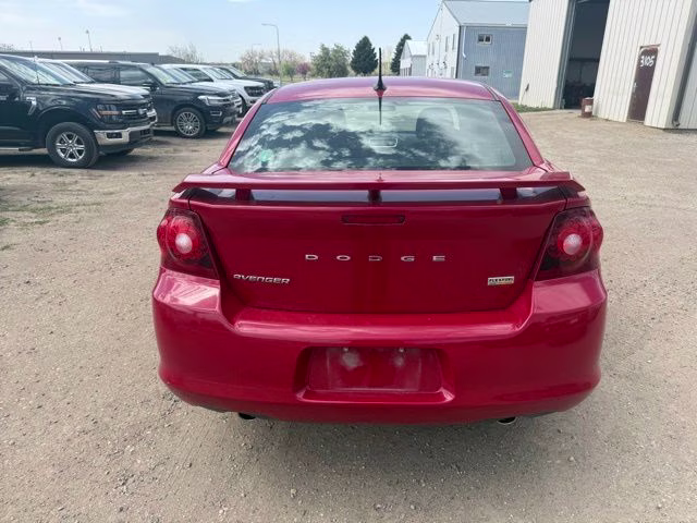 2012 Redline 2 Coat Pearl Dodge Avenger SXT Plus FWD Sedan