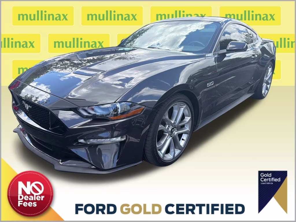 2022 Gray Metallic Ford Mustang GT Premium RWD Coupe