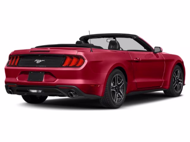 2020 Red Metallic Ford Mustang EcoBoost Premium RWD Convertible