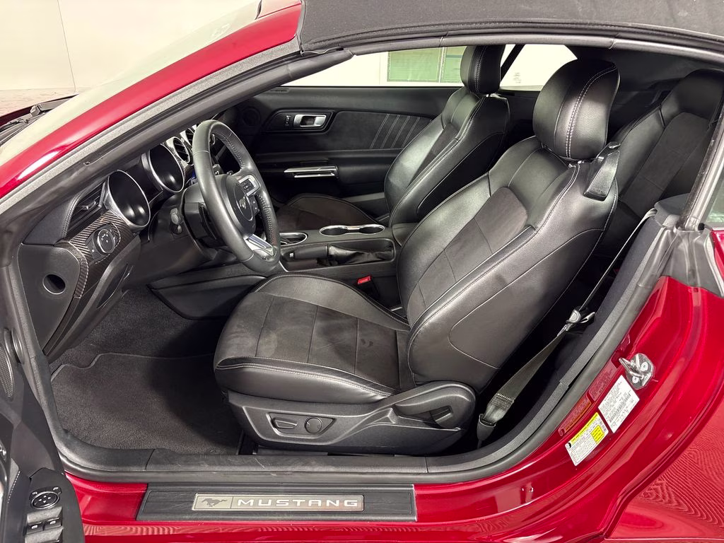 2020 Red Metallic Ford Mustang EcoBoost Premium RWD Convertible