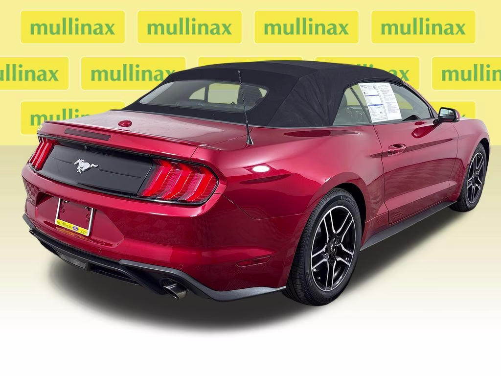 2020 Red Metallic Ford Mustang EcoBoost Premium RWD Convertible