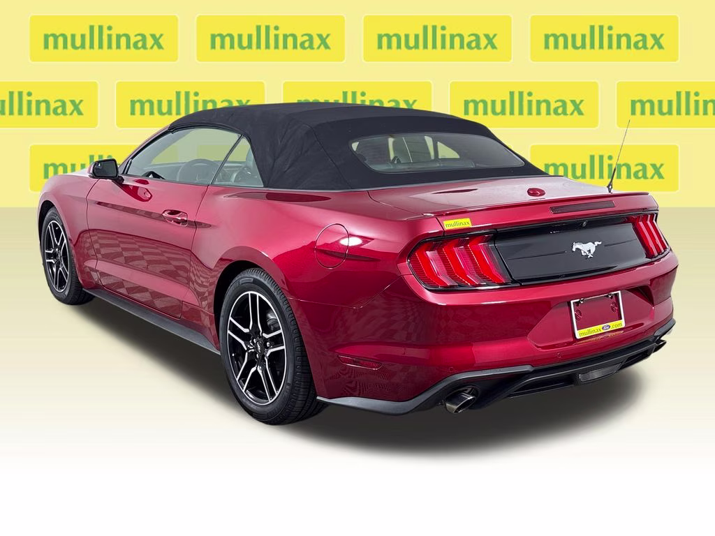 2020 Red Metallic Ford Mustang EcoBoost Premium RWD Convertible