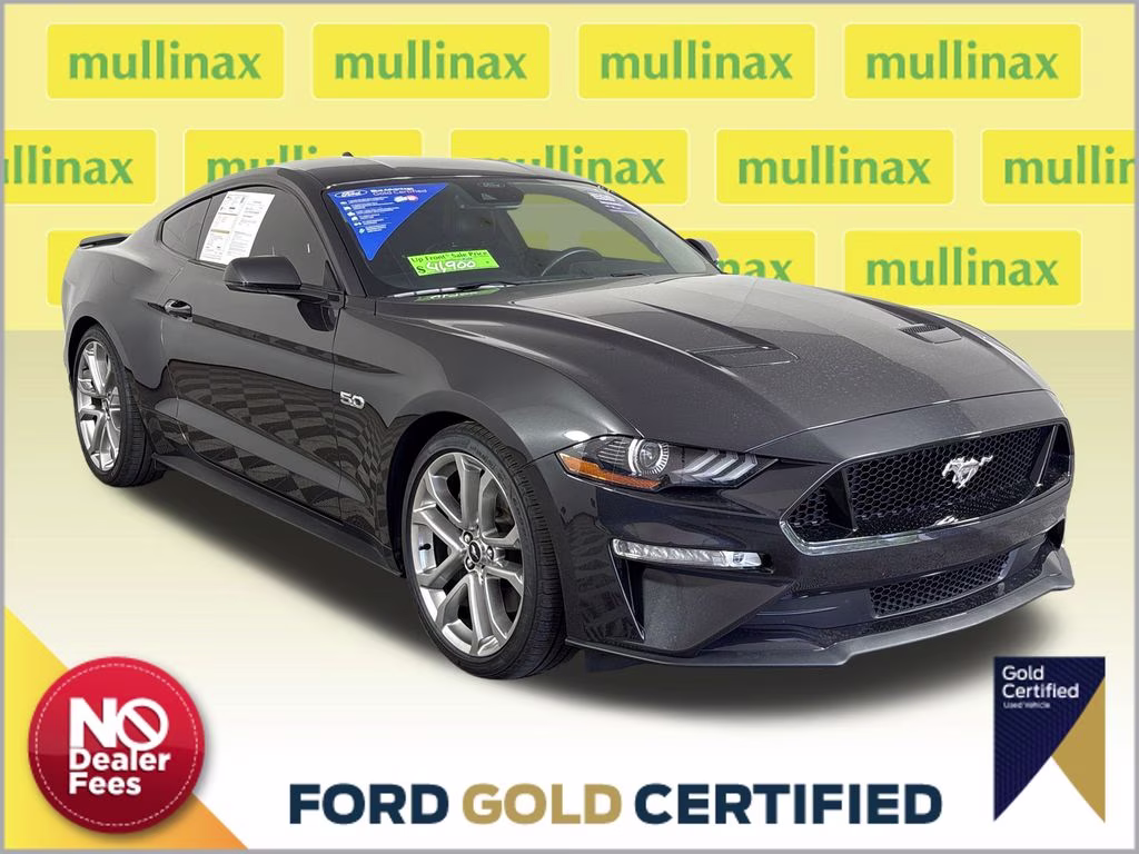 2022 Gray Metallic Ford Mustang GT Premium RWD Coupe