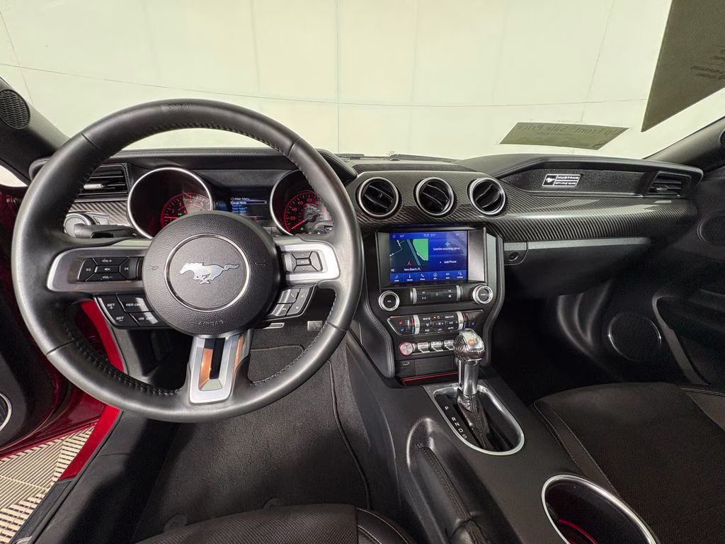 2020 Red Metallic Ford Mustang EcoBoost Premium RWD Convertible