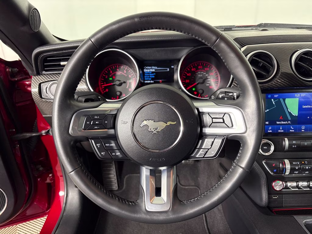 2020 Red Metallic Ford Mustang EcoBoost Premium RWD Convertible