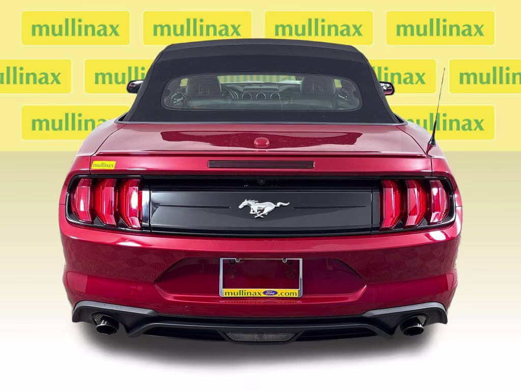 2020 Red Metallic Ford Mustang EcoBoost Premium RWD Convertible