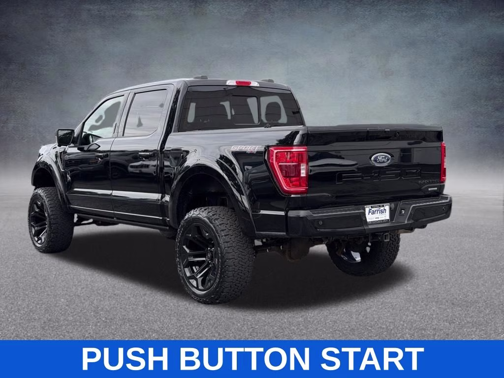 2023 Black Metallic Ford F-150 BLACK WIDOW 4X4 Truck
