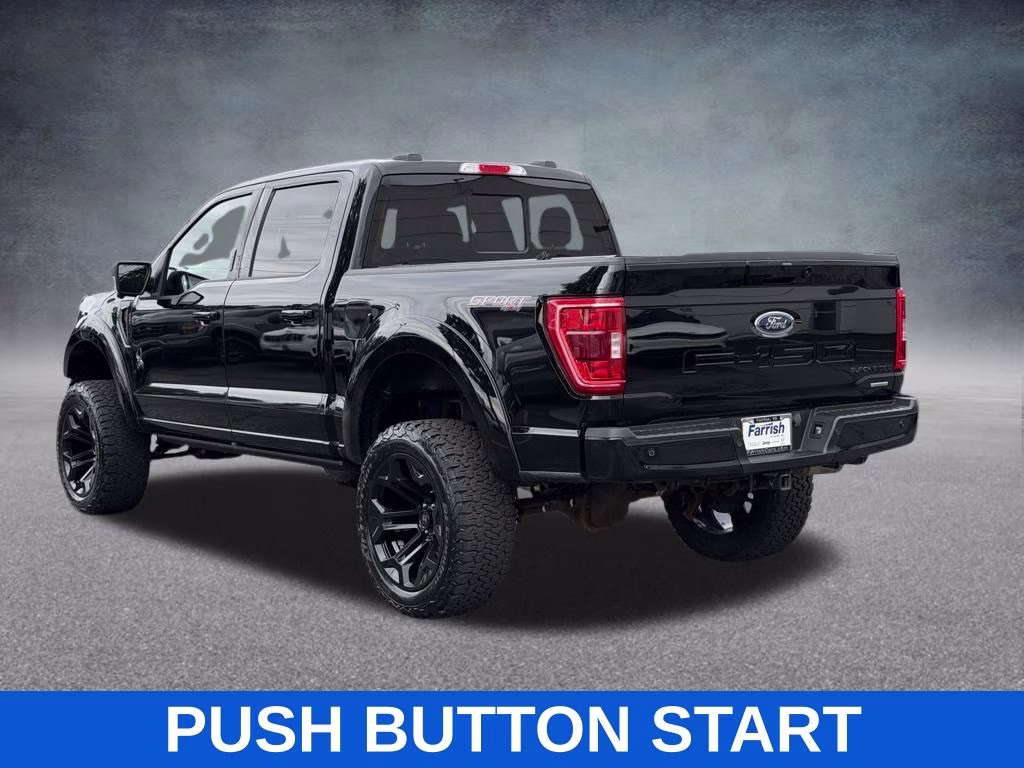 2023 Black Metallic Ford F-150 BLACK WIDOW 4X4 Truck