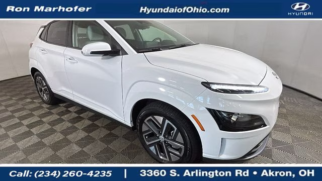2023 Lunar White Hyundai Kona Electric SE FWD SUV