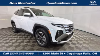 2025 Creamy White Pearl Hyundai Tucson Hybrid SEL Convenience AWD SUV