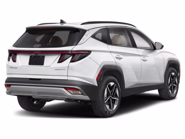 2025 Creamy White Pearl Hyundai Tucson Hybrid SEL Convenience AWD SUV