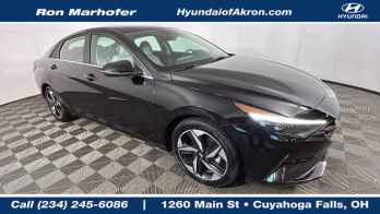 2023 Phantom Black Hyundai Elantra Hybrid Limited FWD Sedan