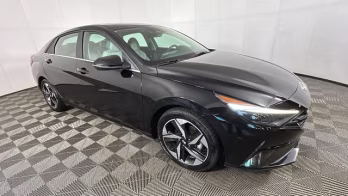 2023 Phantom Black Hyundai Elantra Hybrid Limited FWD Sedan