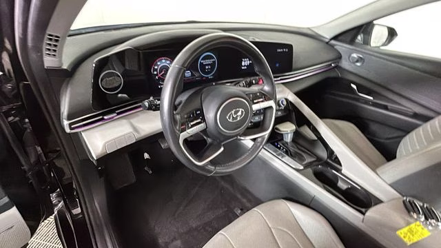 2023 Phantom Black Hyundai Elantra Hybrid Limited FWD Sedan