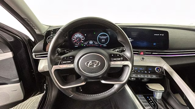 2023 Phantom Black Hyundai Elantra Hybrid Limited FWD Sedan