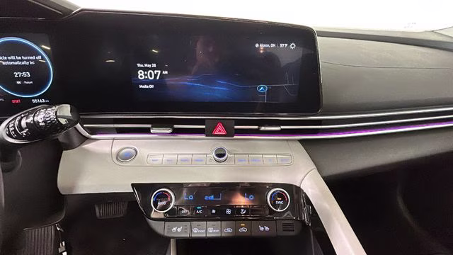 2023 Phantom Black Hyundai Elantra Hybrid Limited FWD Sedan