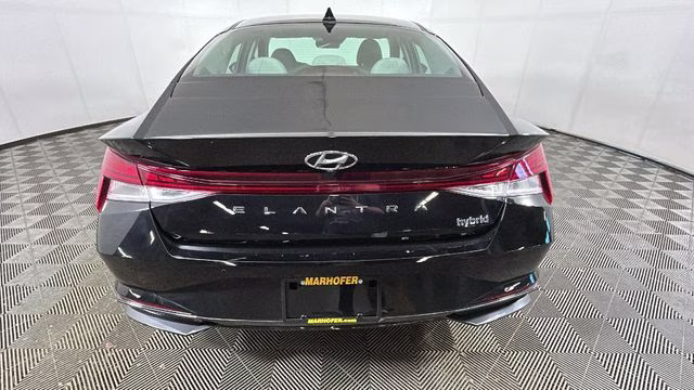 2023 Phantom Black Hyundai Elantra Hybrid Limited FWD Sedan